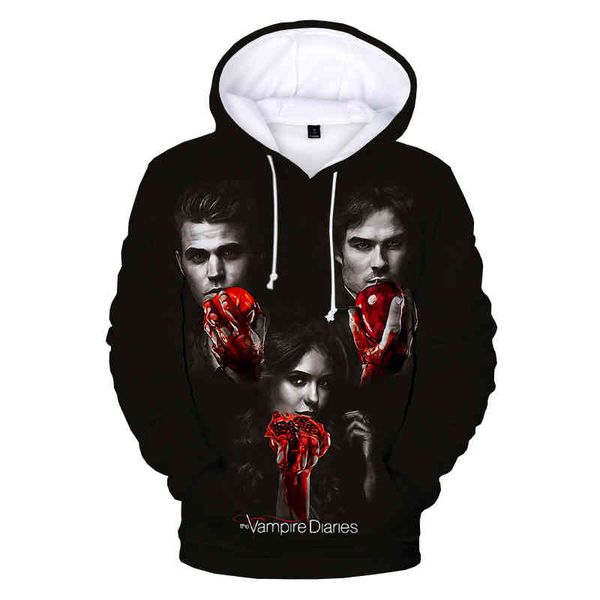 men's women's hooded sweatshirts, sweaters, vampire diari, 3d printing, interting and casual street cloth, large size, fashion, Black
men's women's hooded sweatshirts, sweaters, vampire diari, 3d printing, interting and casual street cloth, large size, fashion, Black