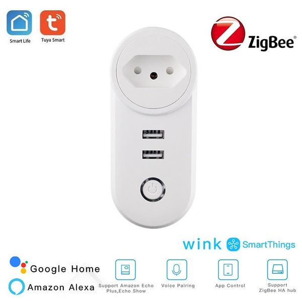smart power plugs tuya zigbee brazil socket 2 usb br plug remote control outlet for life app works with alexa smartthings google home
smart power plugs tuya zigbee brazil socket 2 usb br plug remote control outlet for life app works with alexa smartthings google home
