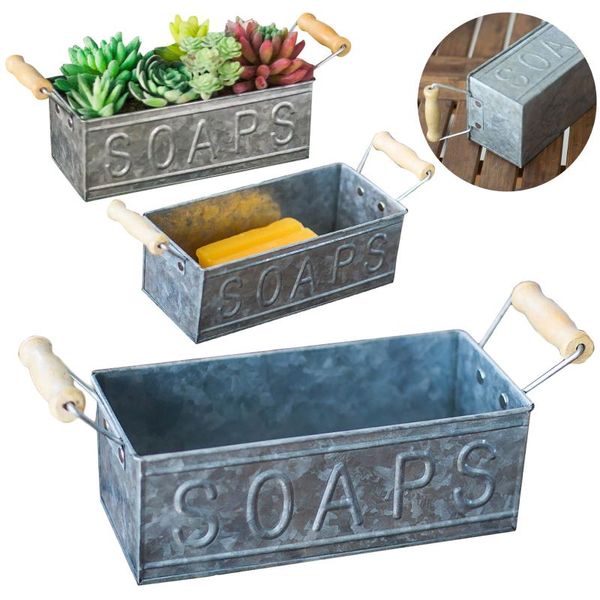 storage baskets metal plant flower pot creative tin soap box container garden for balcony courtyard gate decor
storage baskets metal plant flower pot creative tin soap box container garden for balcony courtyard gate decor