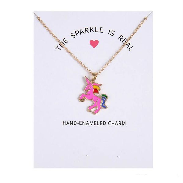 2021 fashion unicorn necklace for girls children kids enamel cartoon horse jewelry women animal pendant necklace with retail card, Silver
2021 fashion unicorn necklace for girls children kids enamel cartoon horse jewelry women animal pendant necklace with retail card, Silver