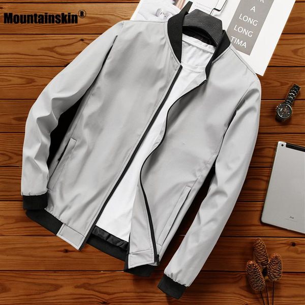 men's jackets mountainskin mens jacket casual coats spring autumn bomber slim fashion coat brand outerwear clothing eu size mt170, Black;brown
men's jackets mountainskin mens jacket casual coats spring autumn bomber slim fashion coat brand outerwear clothing eu size mt170, Black;brown