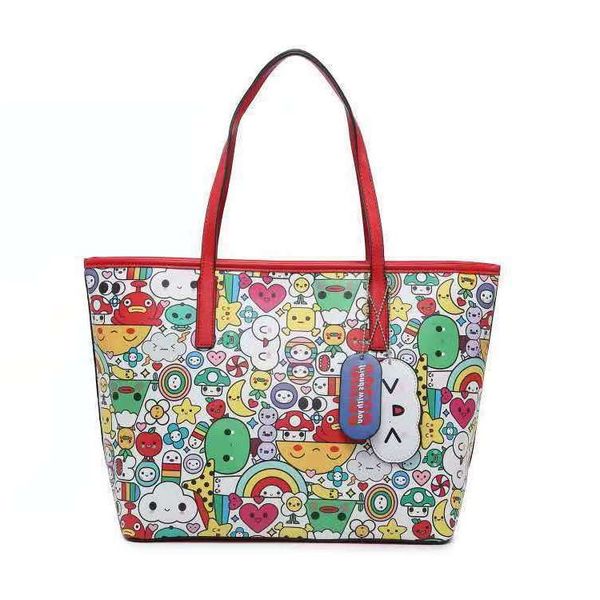 gs new color graffiti tote animation cartoon large capacity shopping bag women's handbag shoulder
gs new color graffiti tote animation cartoon large capacity shopping bag women's handbag shoulder
