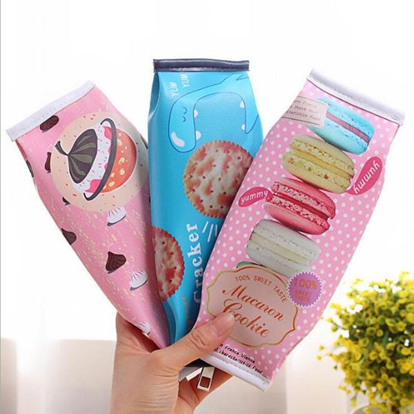 creative pencil case cute biscuit box pu leather bag cosmetic storage bags
creative pencil case cute biscuit box pu leather bag cosmetic storage bags