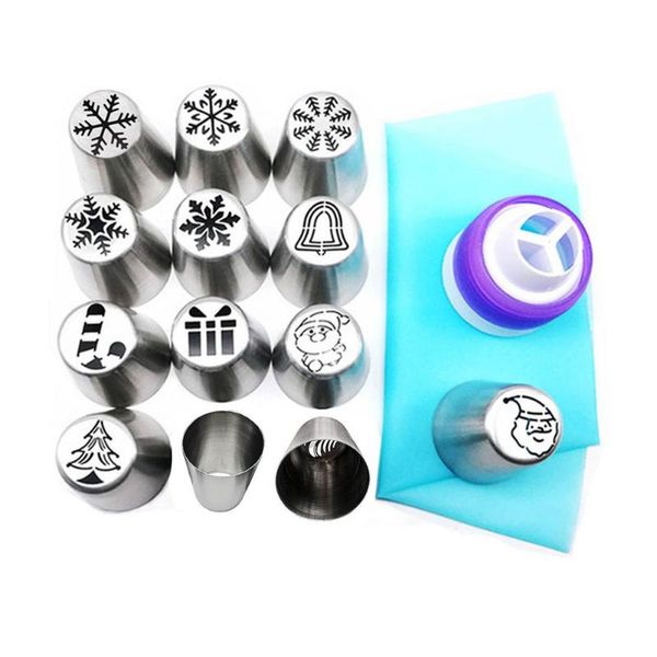 baking & pastry tools 15pcs/set russian icing piping nozzles tips cake decorating sugarcraft christmas kitchentools rose flower cream
baking & pastry tools 15pcs/set russian icing piping nozzles tips cake decorating sugarcraft christmas kitchentools rose flower cream