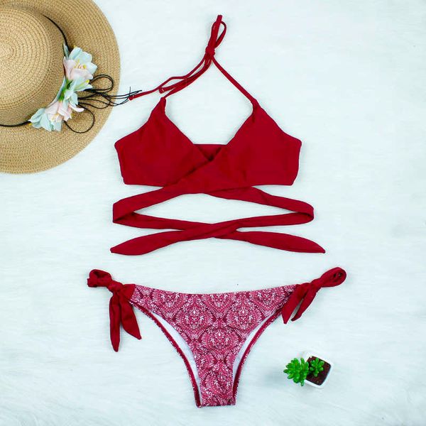 women's swimwear plus size bikini set chest crossing swimsuit brazilian print floral bathing suit biquini ksnu, White;black
women's swimwear plus size bikini set chest crossing swimsuit brazilian print floral bathing suit biquini ksnu, White;black