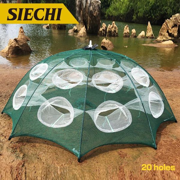 fishing accessories siechi 6-20 holes automatic net shrimp cage nylon foldable crab fish trap cast network
fishing accessories siechi 6-20 holes automatic net shrimp cage nylon foldable crab fish trap cast network