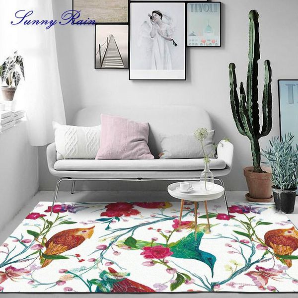 sunnyrain 1-piece printed fleece birds rug living room carpet area rugs for bedroom children's carpets
sunnyrain 1-piece printed fleece birds rug living room carpet area rugs for bedroom children's carpets