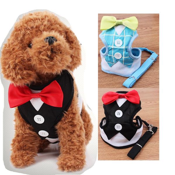 dog collars & leashes 125cm long clothes pet vest leash lead soft air mesh with red bowtie puppy harness collar chest st
dog collars & leashes 125cm long clothes pet vest leash lead soft air mesh with red bowtie puppy harness collar chest st