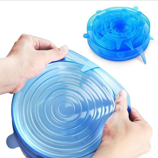 kitchen storage & organization 6 pcs/set silicone cover pan universal lids for cookware bowl pot reusable stretch accessories
kitchen storage & organization 6 pcs/set silicone cover pan universal lids for cookware bowl pot reusable stretch accessories