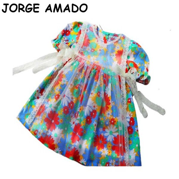 girl's dresses girl princess floral flower summer short sleeve cotton casual with thin lace kids clothing 2-8y e20666 s39g, Red;yellow
girl's dresses girl princess floral flower summer short sleeve cotton casual with thin lace kids clothing 2-8y e20666 s39g, Red;yellow