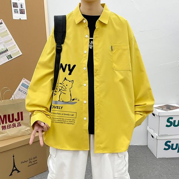 men's casual shirts lifenwenna autumn fashion print shirt men loose long sleeve business formal wear mens clothes camisa masculina 5xl, White;black
men's casual shirts lifenwenna autumn fashion print shirt men loose long sleeve business formal wear mens clothes camisa masculina 5xl, White;black