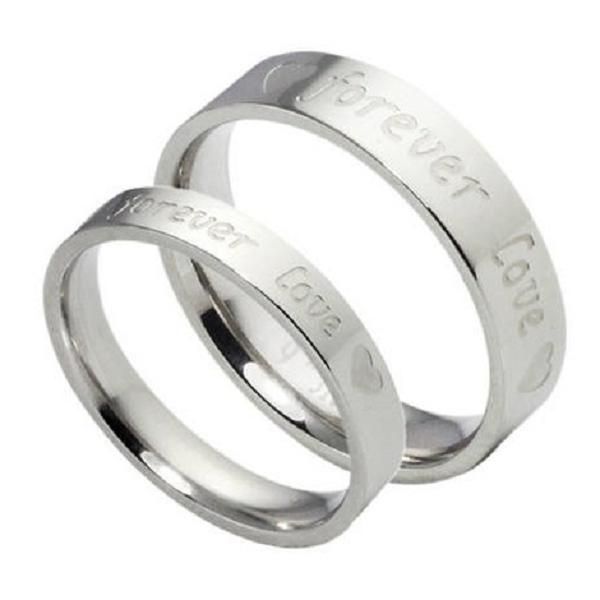 2021 titanium steel wedding rings forever love stainless steel couple ring men women engagement jewerly rings wholesale jewelry lots, White
2021 titanium steel wedding rings forever love stainless steel couple ring men women engagement jewerly rings wholesale jewelry lots, White