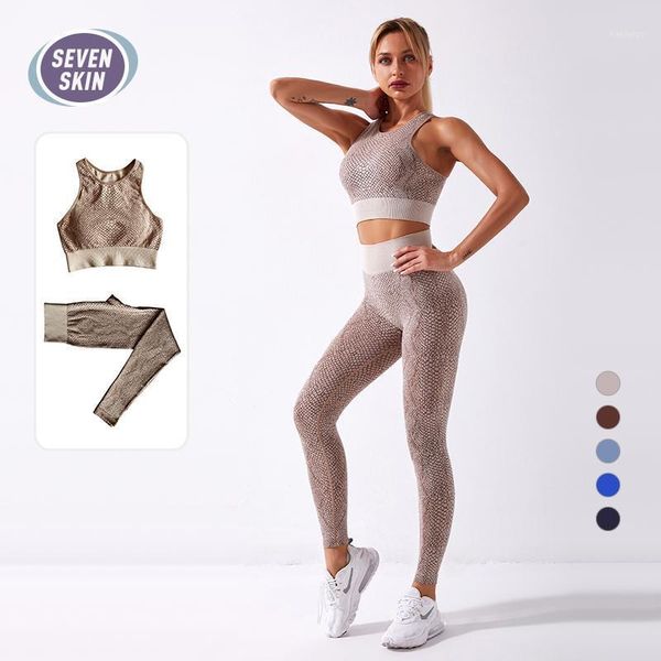 yoga outfit seven skin serpentine seamless 2pcs women suit gym fitness clothes sports bra workout crop high waist leggings set
yoga outfit seven skin serpentine seamless 2pcs women suit gym fitness clothes sports bra workout crop high waist leggings set