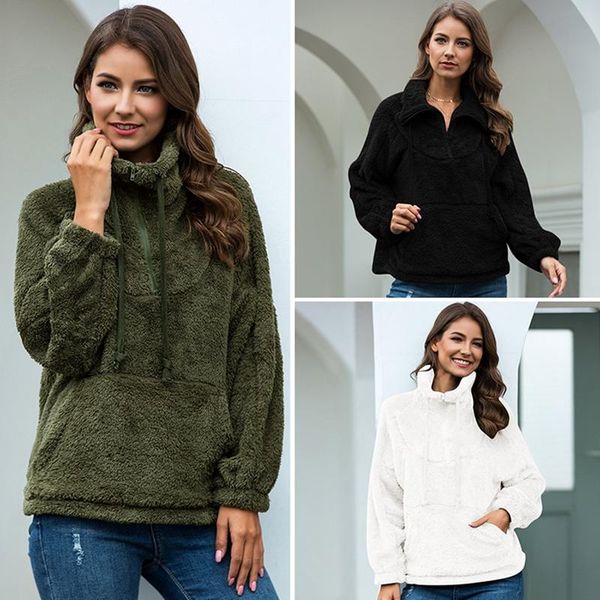 women's hoodies & sweatshirts kili women soft plush sweatshirt long sleeve zipper up stand collar warm pullovers, Black
women's hoodies & sweatshirts kili women soft plush sweatshirt long sleeve zipper up stand collar warm pullovers, Black