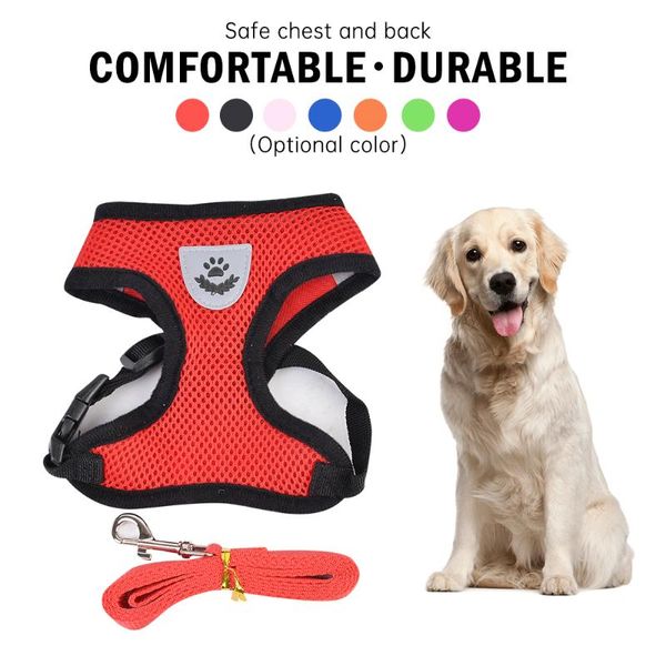 dog collars & leashes reflective pet dogs harness with leash breathable mesh vest adjustable walking run lead small
dog collars & leashes reflective pet dogs harness with leash breathable mesh vest adjustable walking run lead small