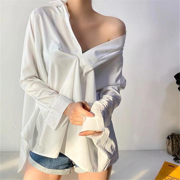 women's jackets blogger loose large edition solid color shirt spring lapel temperament long sleeve, Black;brown
women's jackets blogger loose large edition solid color shirt spring lapel temperament long sleeve, Black;brown