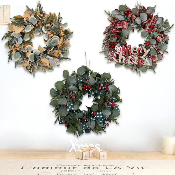 decorative flowers & wreaths merry christmas wreath decoration for home wedding artificial flower round decor door window pendant
decorative flowers & wreaths merry christmas wreath decoration for home wedding artificial flower round decor door window pendant