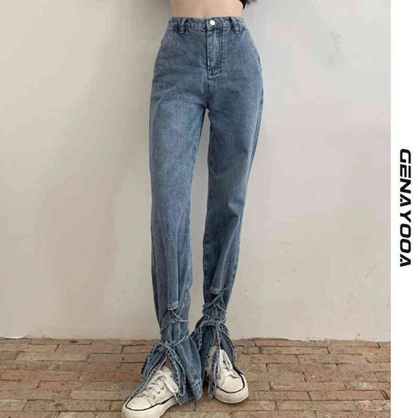 genayooa vintage high waist wide leg push casual lace up flare jeans blue denim ripped trousers with pockrt 210417
genayooa vintage high waist wide leg push casual lace up flare jeans blue denim ripped trousers with pockrt 210417