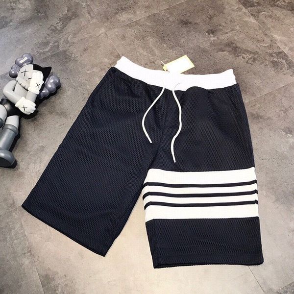 21 spring summer new fashion br tb + mesh comfortable and breathable back zip pocket lined with drawstring pair shorts, Black;white
21 spring summer new fashion br tb + mesh comfortable and breathable back zip pocket lined with drawstring pair shorts, Black;white