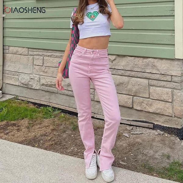 women's jeans pink flared women mom wide leg pants high waist denim trousers fashion y2k stretch white split streetwear, Blue
women's jeans pink flared women mom wide leg pants high waist denim trousers fashion y2k stretch white split streetwear, Blue