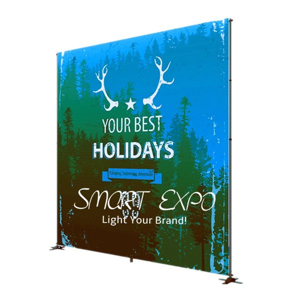 large 12*8ft portable poster banner advertising display stand with telescopic poles flexible structure black feet base customized graphic ca
large 12*8ft portable poster banner advertising display stand with telescopic poles flexible structure black feet base customized graphic ca
