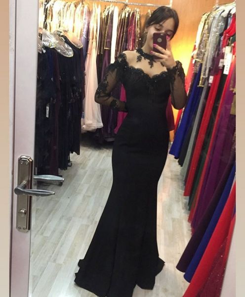 mermaid long lace beaded prom dresses zipper back floor length black satin robe de soiree pleated evening formal party gowns
mermaid long lace beaded prom dresses zipper back floor length black satin robe de soiree pleated evening formal party gowns