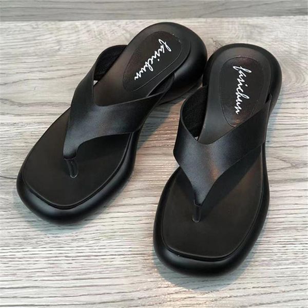 black summer women slippers casual flip flops thick sole platform shoes woman outside slides ladies high heel slipper beach shoe
black summer women slippers casual flip flops thick sole platform shoes woman outside slides ladies high heel slipper beach shoe
