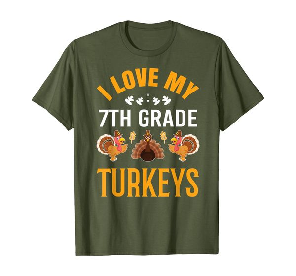 7th Grade Teacher Loves Turkeys - Funny Thanksgiving design T-Shirt, Mainly pictures
7th Grade Teacher Loves Turkeys - Funny Thanksgiving design T-Shirt, Mainly pictures
