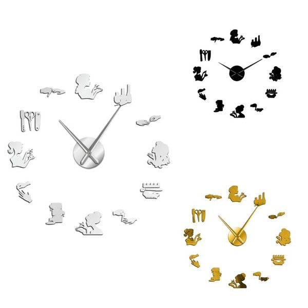 large size wall clock nail salon mirror stickers decor frameless mute non ticking quartz watch clocks
large size wall clock nail salon mirror stickers decor frameless mute non ticking quartz watch clocks