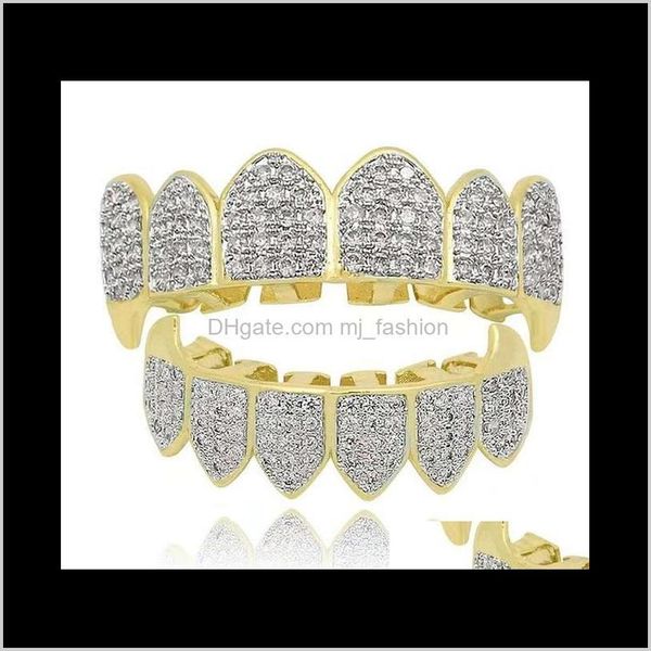 grillz, body drop delivery 2021 hip hop grillz cool diamonds teeth jewelry real gold plated fashion rapper dental grills three colors golden, Black
grillz, body drop delivery 2021 hip hop grillz cool diamonds teeth jewelry real gold plated fashion rapper dental grills three colors golden, Black