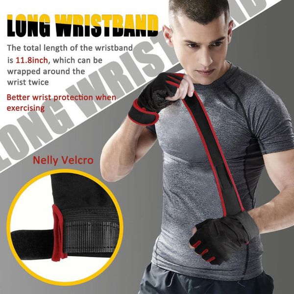 sports gloves breathable antislip wrist wrap fitness workout training weight lifting for men women riding cycling, Black
sports gloves breathable antislip wrist wrap fitness workout training weight lifting for men women riding cycling, Black