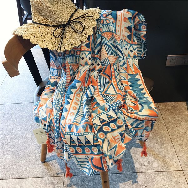 a variety of scarv with skirt summer cotton linen gauze geometric triangle beach towel sunshade bib sunscreen shawl for women, Blue;gray
a variety of scarv with skirt summer cotton linen gauze geometric triangle beach towel sunshade bib sunscreen shawl for women, Blue;gray