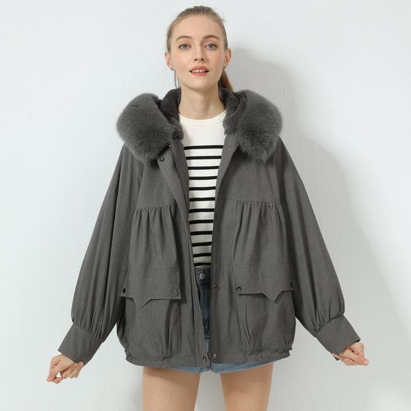 women's fur & faux 2021 winter style parker overcomes female rex inner bladder integrated coat detachable collar, Black
women's fur & faux 2021 winter style parker overcomes female rex inner bladder integrated coat detachable collar, Black