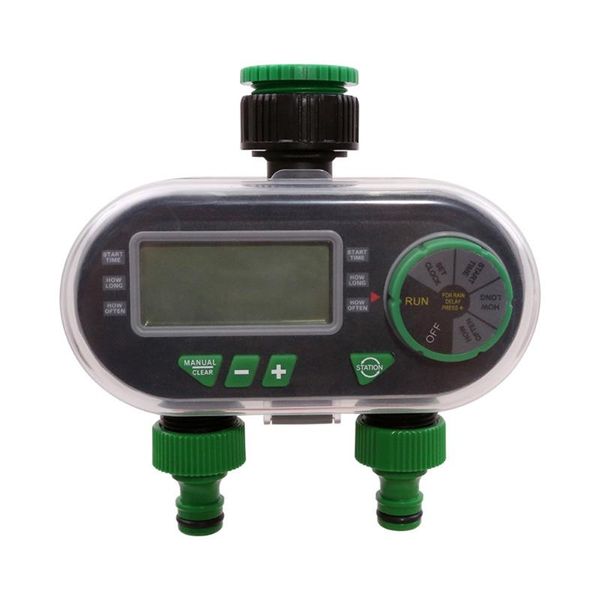 digital two ports water timer electronic solenoid valve irrigation controller with rain delay for auto/manual watering equipments
digital two ports water timer electronic solenoid valve irrigation controller with rain delay for auto/manual watering equipments