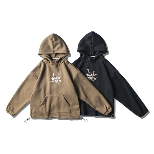 hoodies fashion fleece chaopai street men's printed hooded sweater with loose sleeve and plush thickened youth coat, Black
hoodies fashion fleece chaopai street men's printed hooded sweater with loose sleeve and plush thickened youth coat, Black