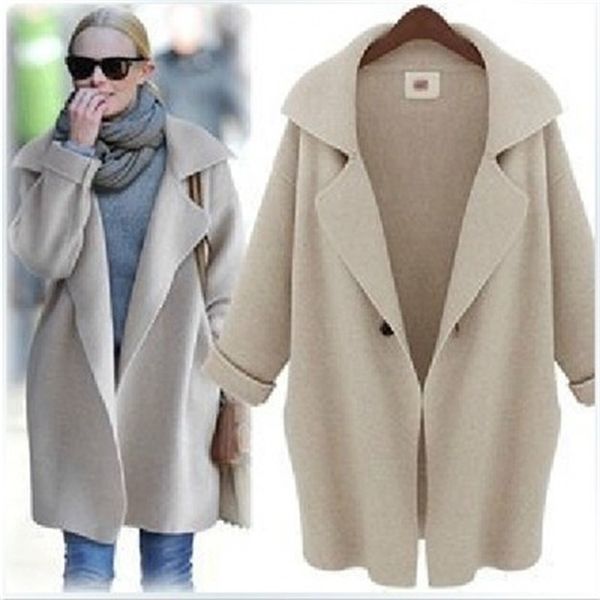 fashion sweater 2021 autumn jacket loose shawl medium length knitted women's cardigan, White;black
fashion sweater 2021 autumn jacket loose shawl medium length knitted women's cardigan, White;black