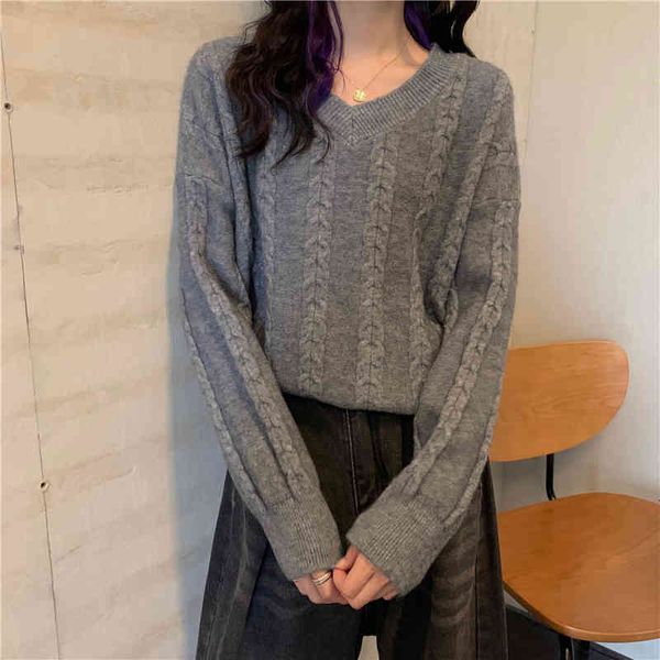 sweater korean ins autumn winter women long sleeve knitted pull casual femme pullover jumper knitwear 2hir, White;black
sweater korean ins autumn winter women long sleeve knitted pull casual femme pullover jumper knitwear 2hir, White;black