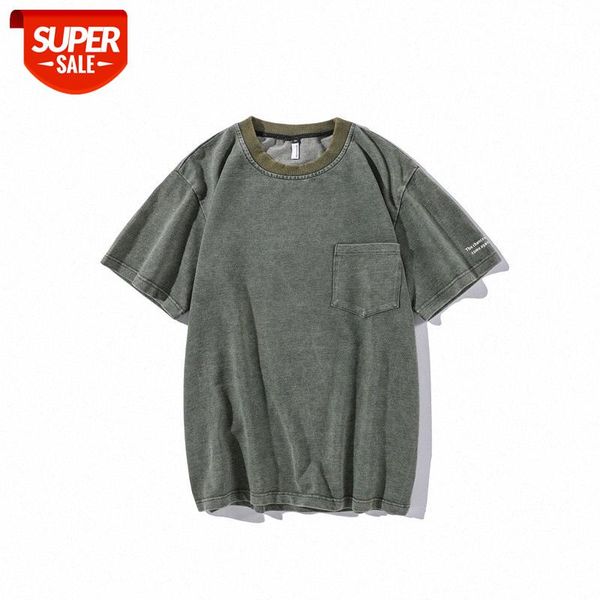 summer short-sleeved solid color wear with pockets and back letter printed men's t-shirt #rr9j, White;black
summer short-sleeved solid color wear with pockets and back letter printed men's t-shirt #rr9j, White;black