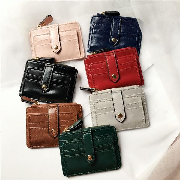 card holders wallet business id holder pu leather zipper coin pocket bus organizer purse bag men women multi-color 2021, Brown;gray
card holders wallet business id holder pu leather zipper coin pocket bus organizer purse bag men women multi-color 2021, Brown;gray