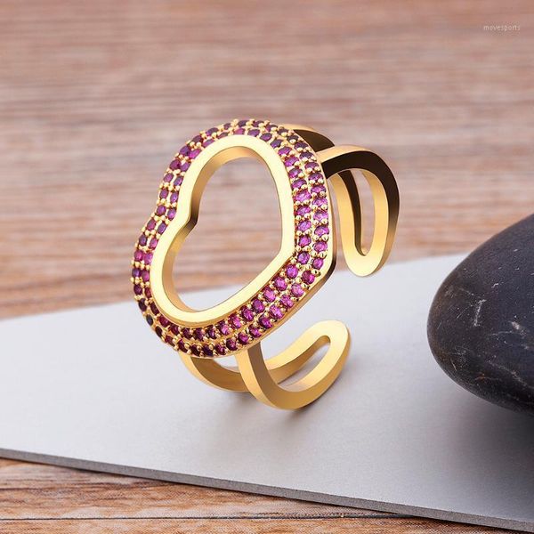 wedding rings classic pink/gold color heart ring for women romantic open adjustable finger birthday gift fashion zircon stone jewelry1, Slivery;golden
wedding rings classic pink/gold color heart ring for women romantic open adjustable finger birthday gift fashion zircon stone jewelry1, Slivery;golden