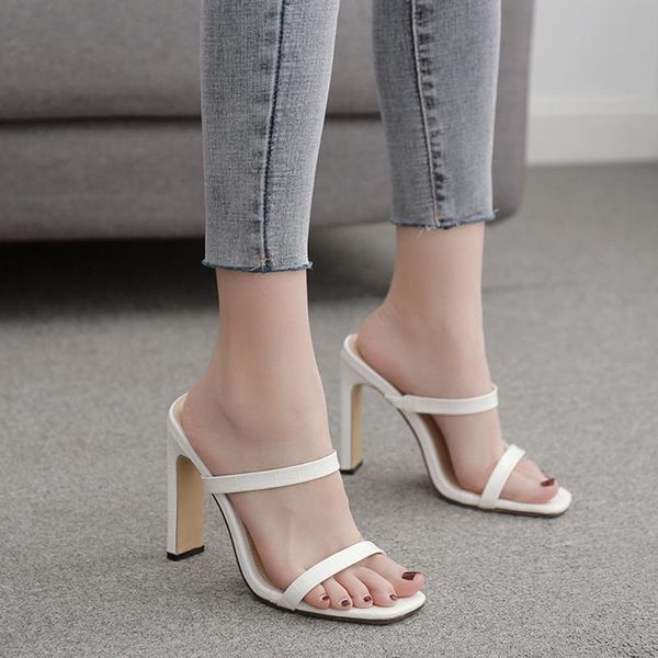 summer woman shoes slippers basic pu concise shallow square heel slip-on outside toe size 35- 42 white black
summer woman shoes slippers basic pu concise shallow square heel slip-on outside toe size 35- 42 white black