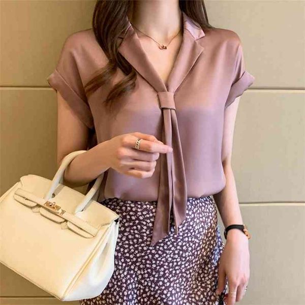 summer short sleeve chiffon shirt women v-neck tie solid loose white blouses and shirts korean plus size 13926 210421
summer short sleeve chiffon shirt women v-neck tie solid loose white blouses and shirts korean plus size 13926 210421