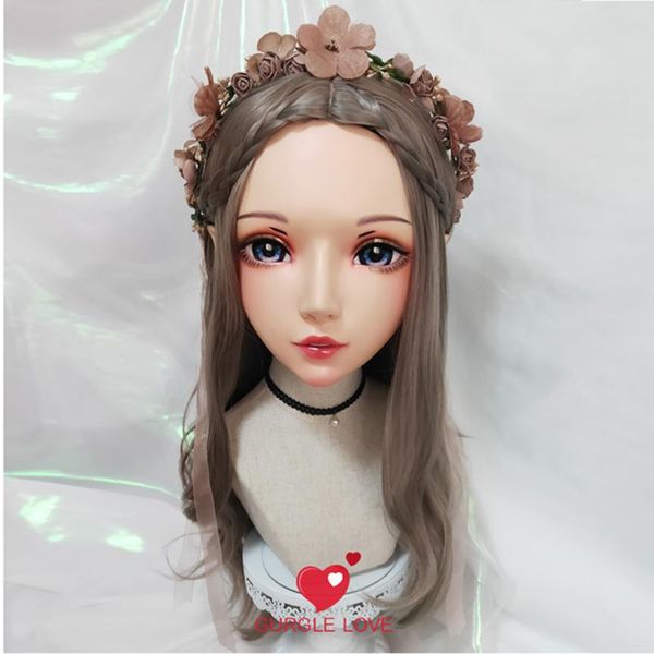 party masks (xiaoer15)female sweet girl resin half head kigurumi bjd eyes crossdress cosplay japanese anime role lolita mask with fairy ear
party masks (xiaoer15)female sweet girl resin half head kigurumi bjd eyes crossdress cosplay japanese anime role lolita mask with fairy ear