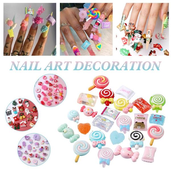 nail art decorations 3d resin charms mixed candy sweet assorted ornaments diy manicure accessories for home salon, Silver;gold
nail art decorations 3d resin charms mixed candy sweet assorted ornaments diy manicure accessories for home salon, Silver;gold