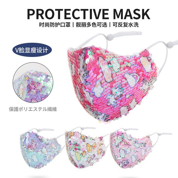 mask cotton single side sequin adjustable cartoon embroidered children's washable pure cotton
mask cotton single side sequin adjustable cartoon embroidered children's washable pure cotton