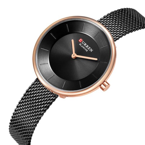 curren women watches ladies wristwatches black mesh bracelet watch clock casual quartz-watch relogio feminino, Slivery;brown
curren women watches ladies wristwatches black mesh bracelet watch clock casual quartz-watch relogio feminino, Slivery;brown