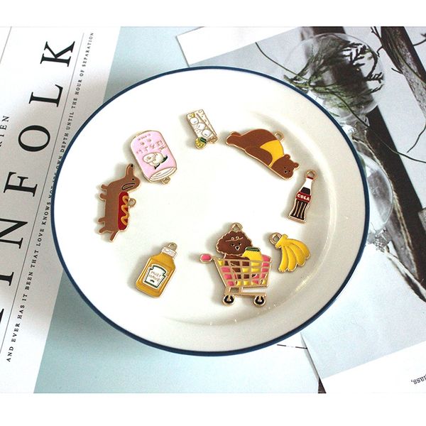 cute coke bear soda dog enamel charms for earring bracelets brooch diy jewelry making, Bronze;silver
cute coke bear soda dog enamel charms for earring bracelets brooch diy jewelry making, Bronze;silver
