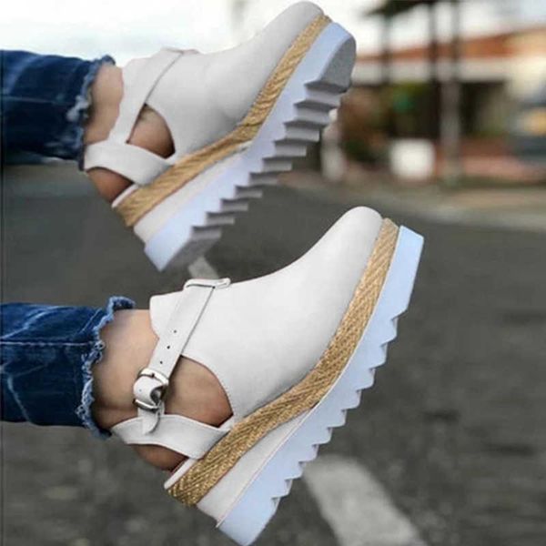dress shoes 2021 summer women's sandals vintage wedge woman buckle strap straw thick bottom flats platform female, Black
dress shoes 2021 summer women's sandals vintage wedge woman buckle strap straw thick bottom flats platform female, Black
