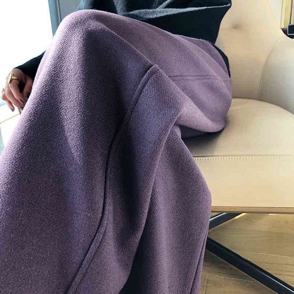 women's pants & capris woollen trousers loose and slim casual tall long office high waist drape sense wide leg 02pe, Black;white
women's pants & capris woollen trousers loose and slim casual tall long office high waist drape sense wide leg 02pe, Black;white