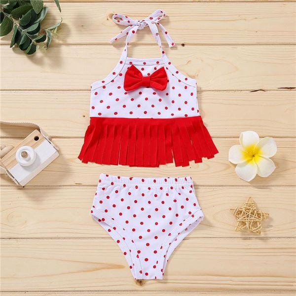 kids girl's swimsuit set print sleeveless tassels halter and shorts two-piece suit for swimming beach wear bikini one-pieces, Black
kids girl's swimsuit set print sleeveless tassels halter and shorts two-piece suit for swimming beach wear bikini one-pieces, Black